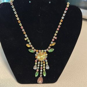 Elegant Multicolor Gemstone Necklace